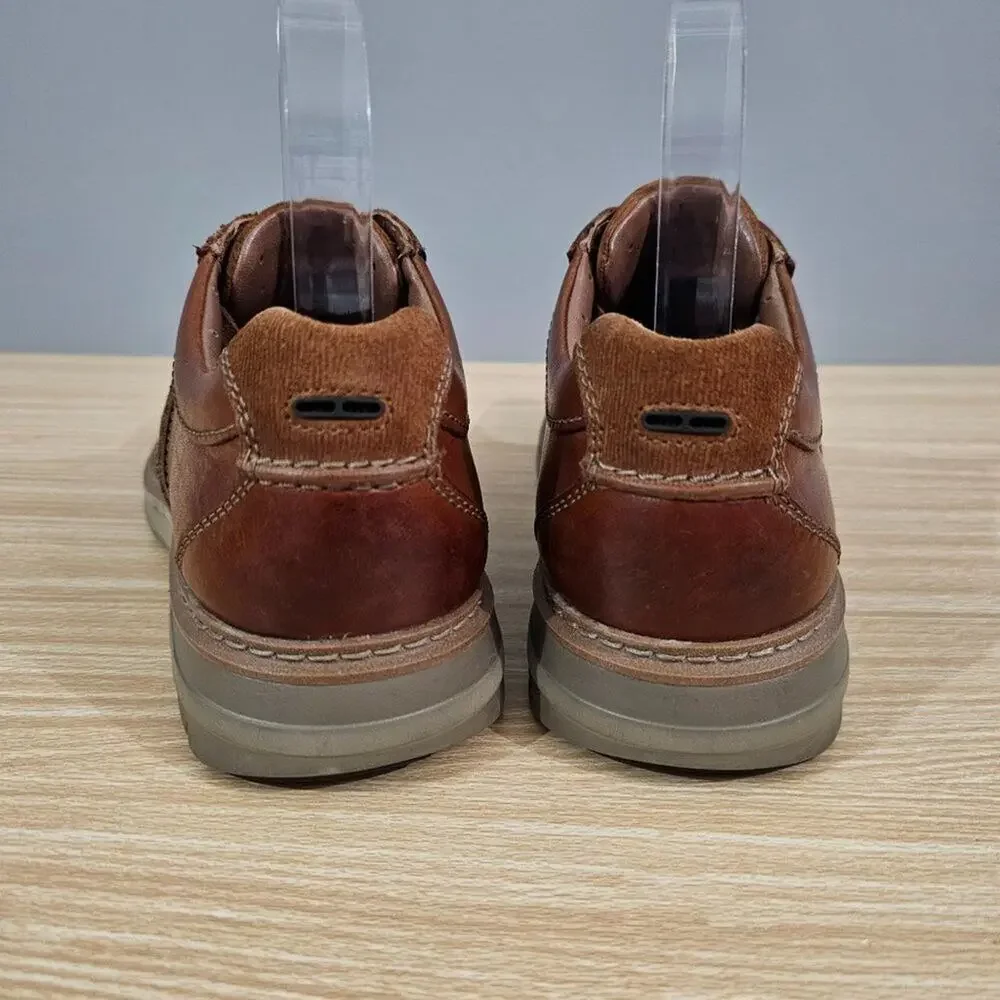 Clarks Oxfords Un Ramble Go Sneaker Mens Size 7 Brown Leather Shoes